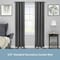 Kenney Mfg Kenney Kiera 5/8" Standard Decorative Window Curtain Rod, 28-48", Black KN71669 - alternate 5